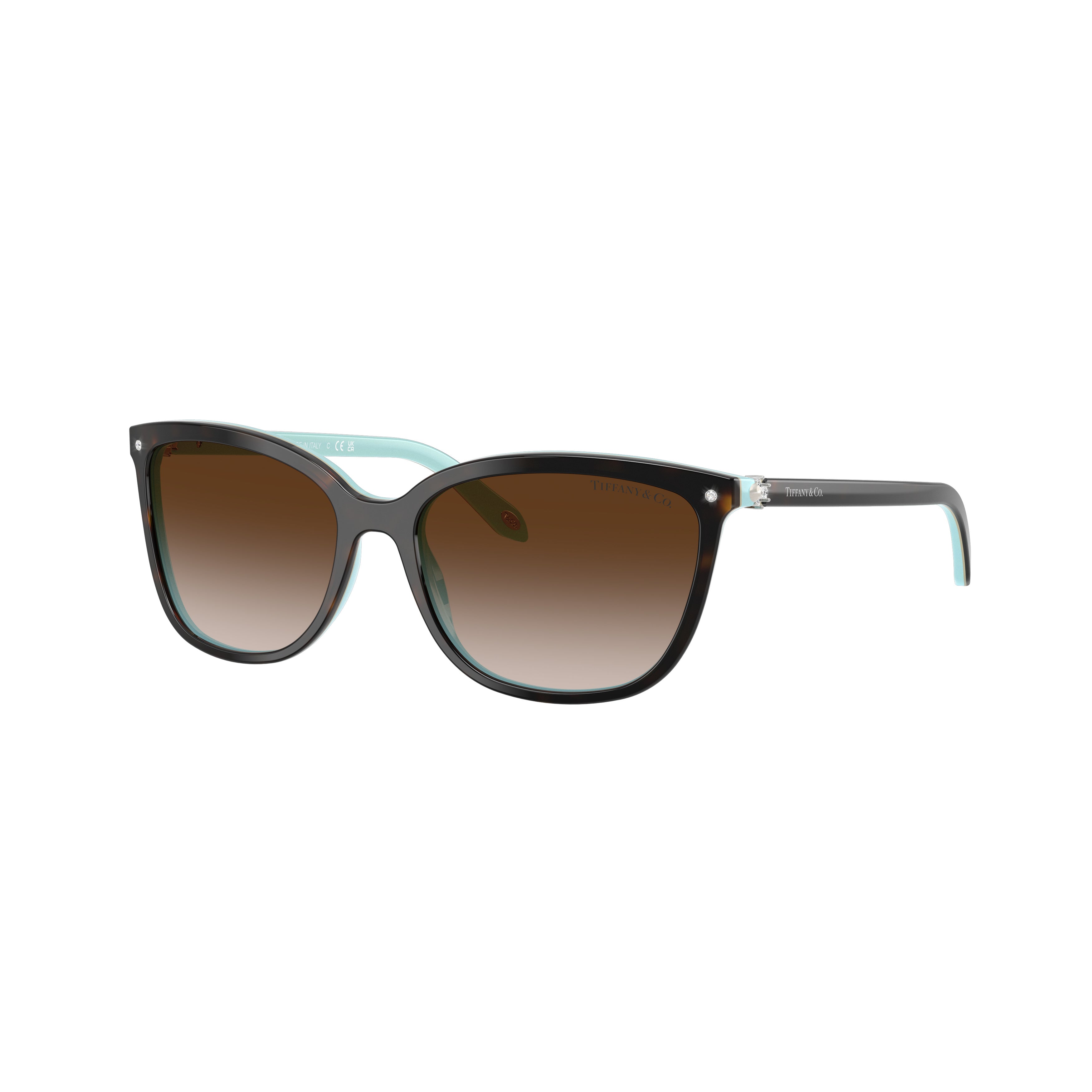 0tf4105hb Cat-Eye Sunglasses in Glossy Acetate