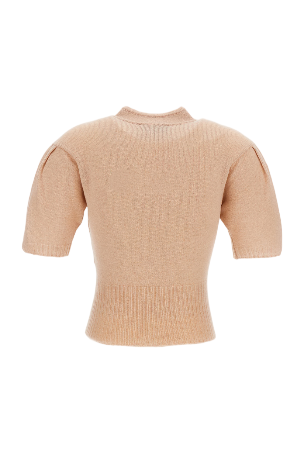 Short-Sleeve Cashmere Knit