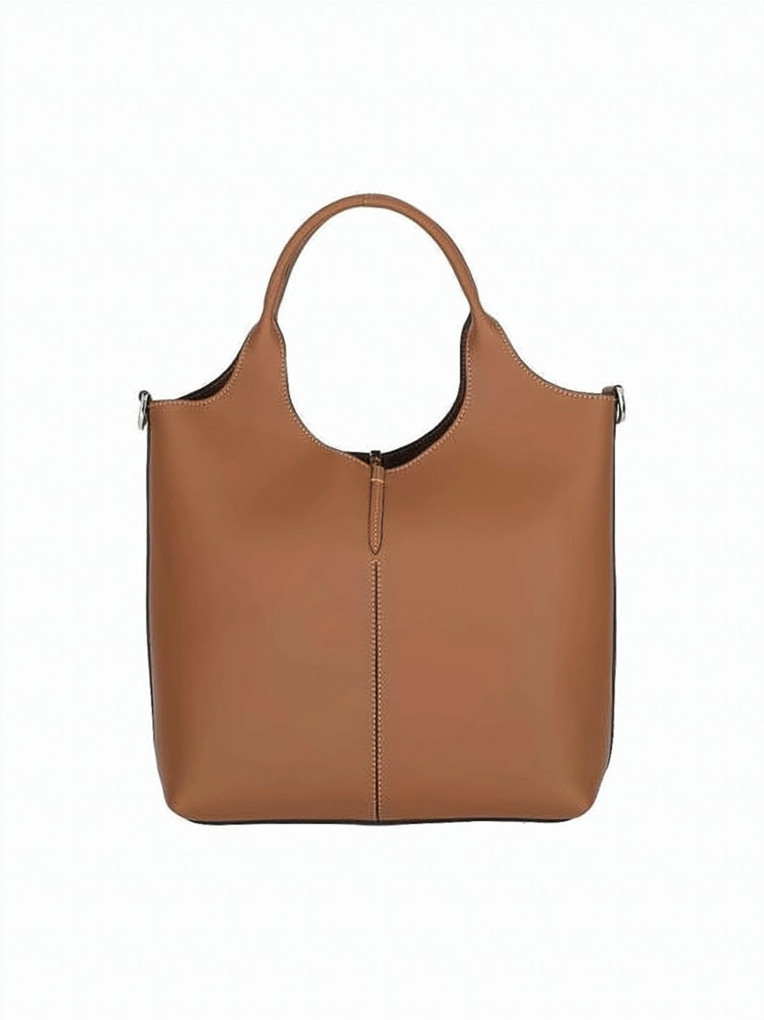 Structured Smooth Calf Leather Tote Bag