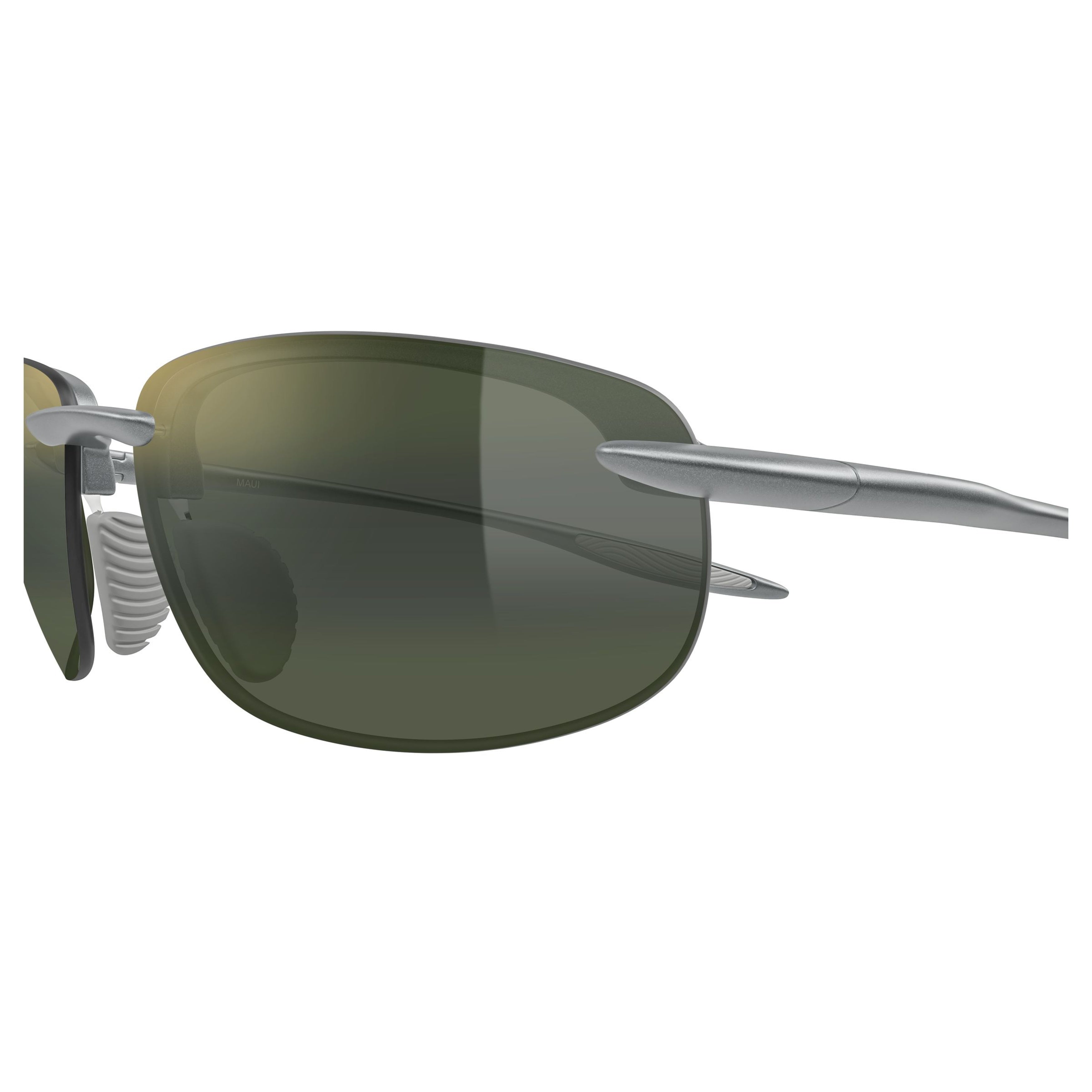 Hookipa Ultra Rimless Minimalist Sunglasses with Rectangular Lenses