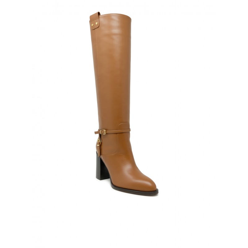 Lt2465 Camel Leather Boots