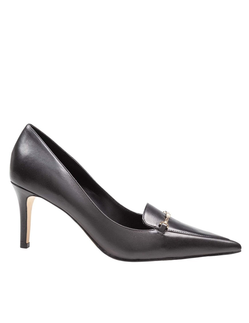 Lena Leather Pump In Black Color