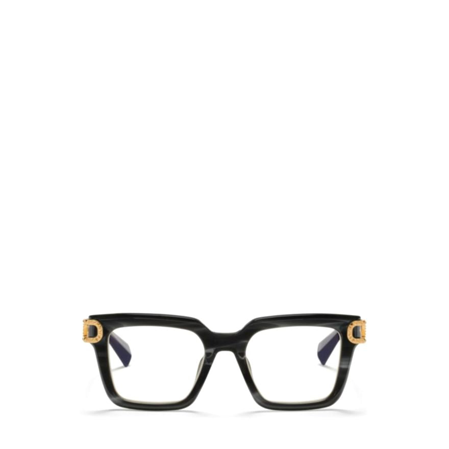 V - Side Bold Black Square Sunglasses