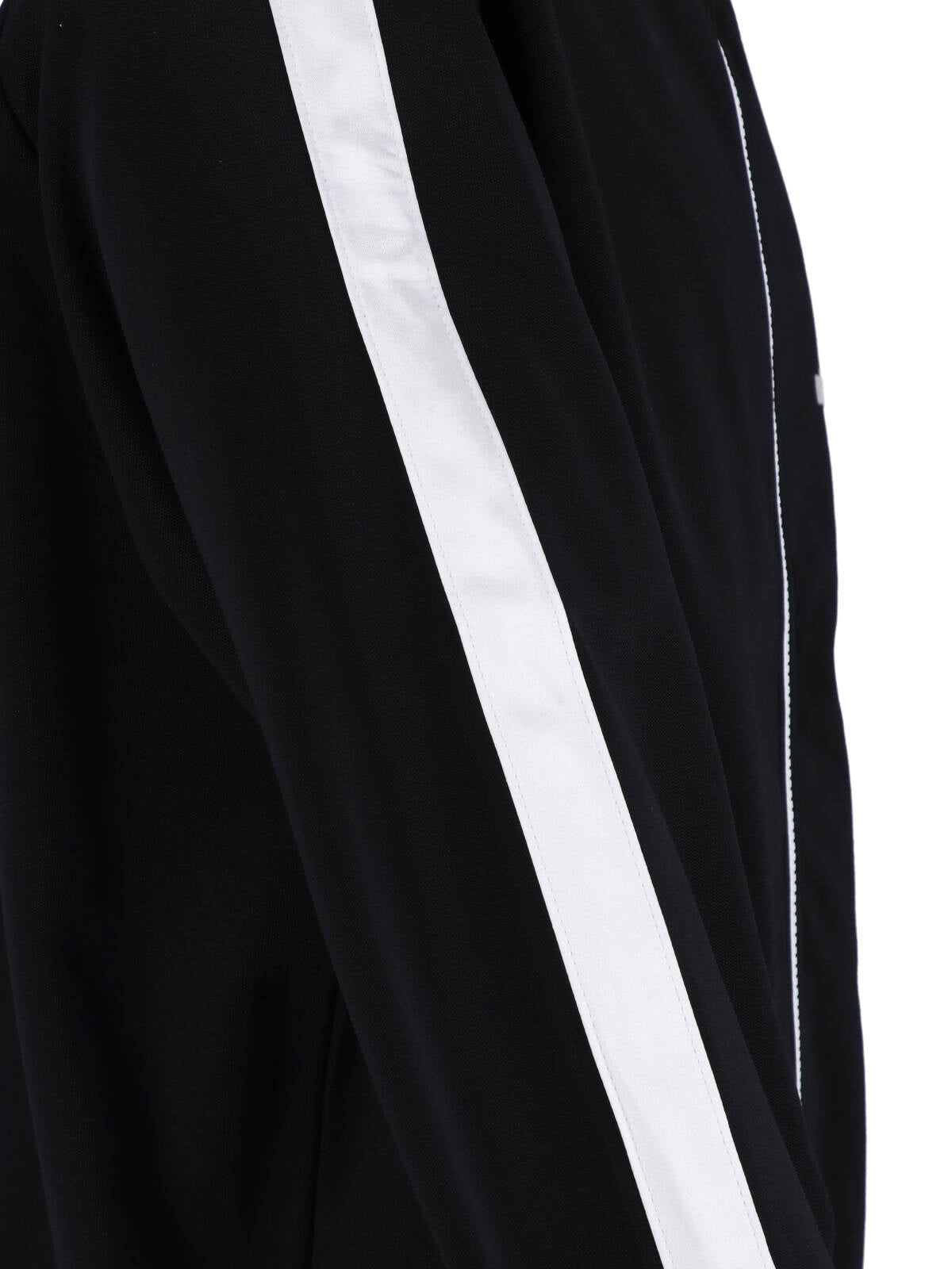 Black French Track High Collar Jacket