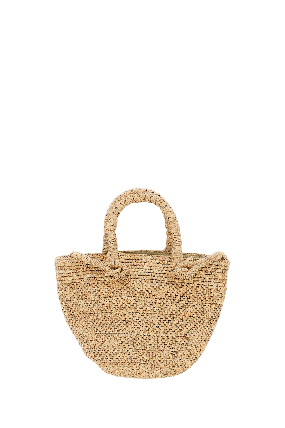 Beige Arona Raffia Bag