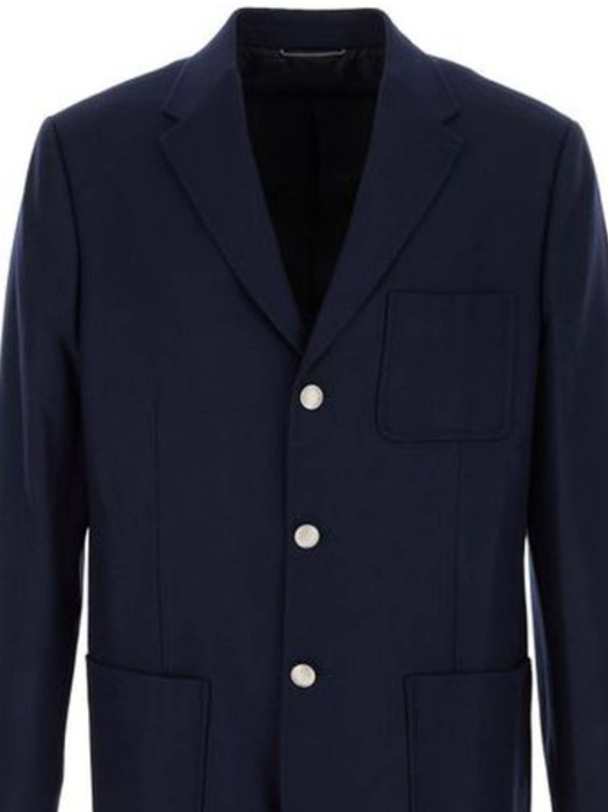 Tailored Three-Pocket Woven Blazer