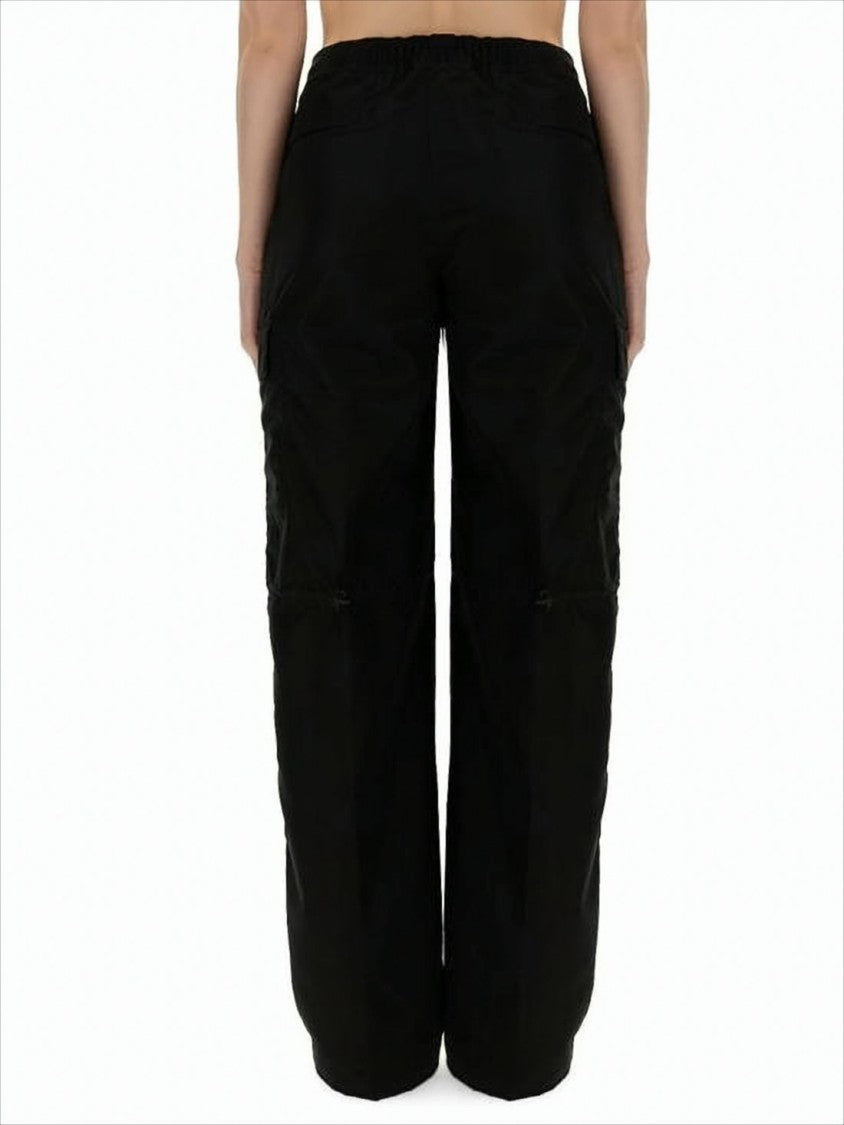 High Waist Straight-Leg Pants with Seam Detailing