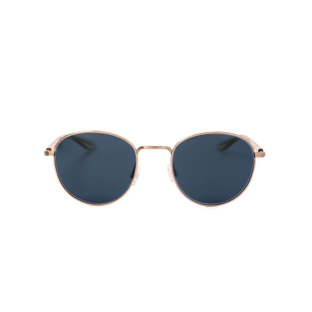 Bp0034 520xj Round Lens Sunglasses with Sleek Gold Metal Frame