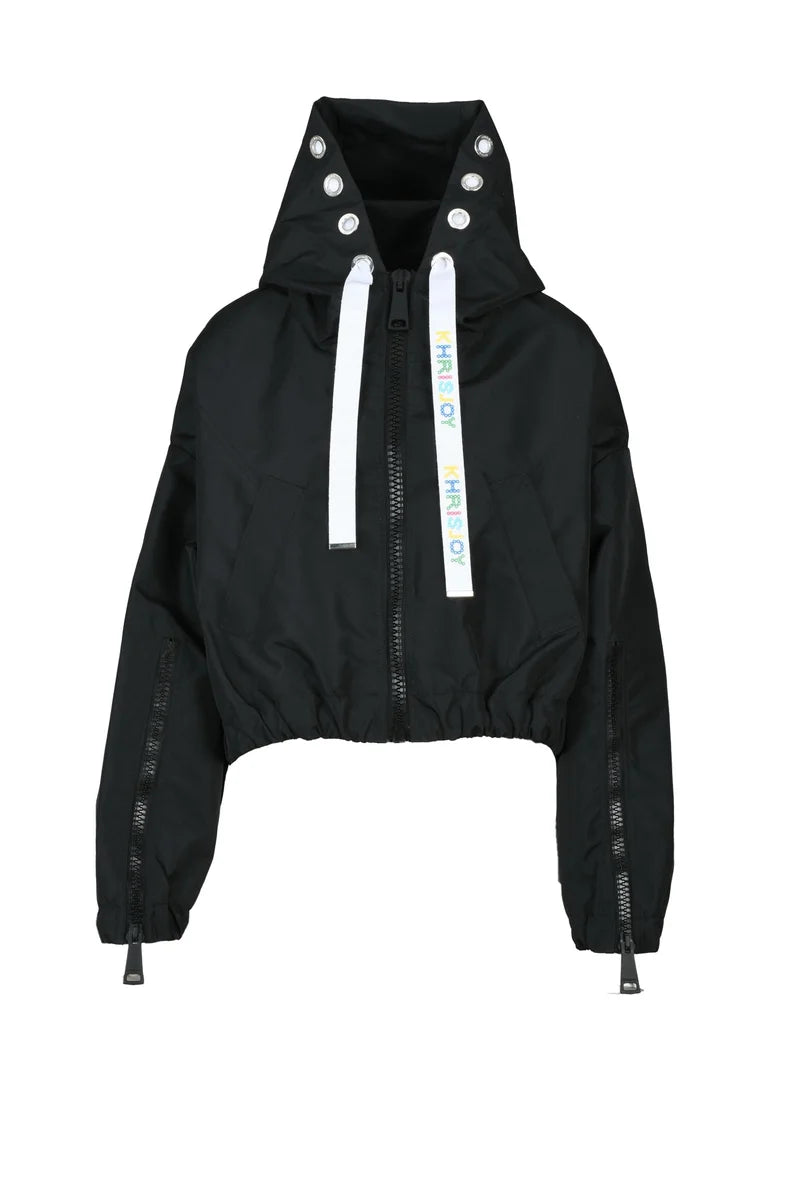 New Khris Crop Coat - Black