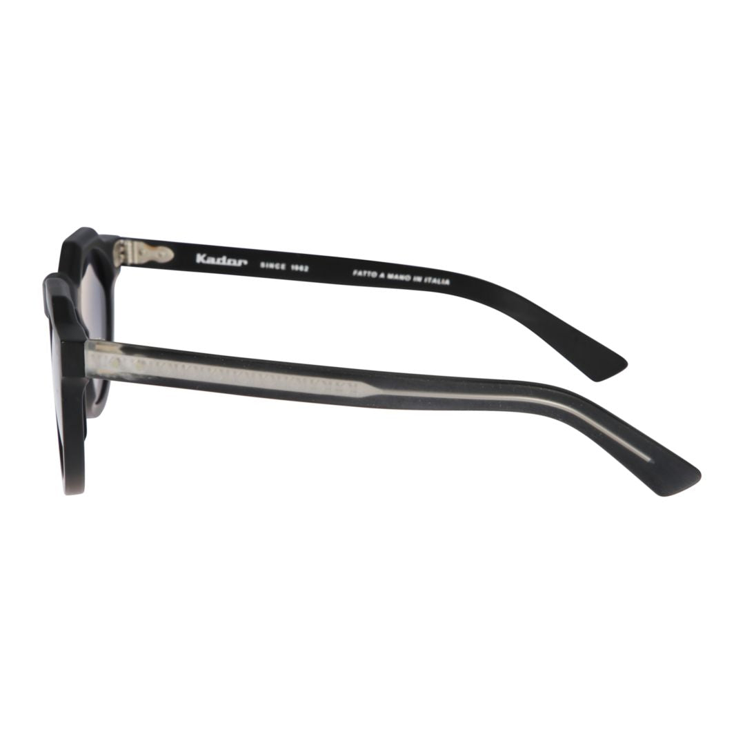 Epiko Bold Round Frame Sunglasses with Angular Bridge Detail