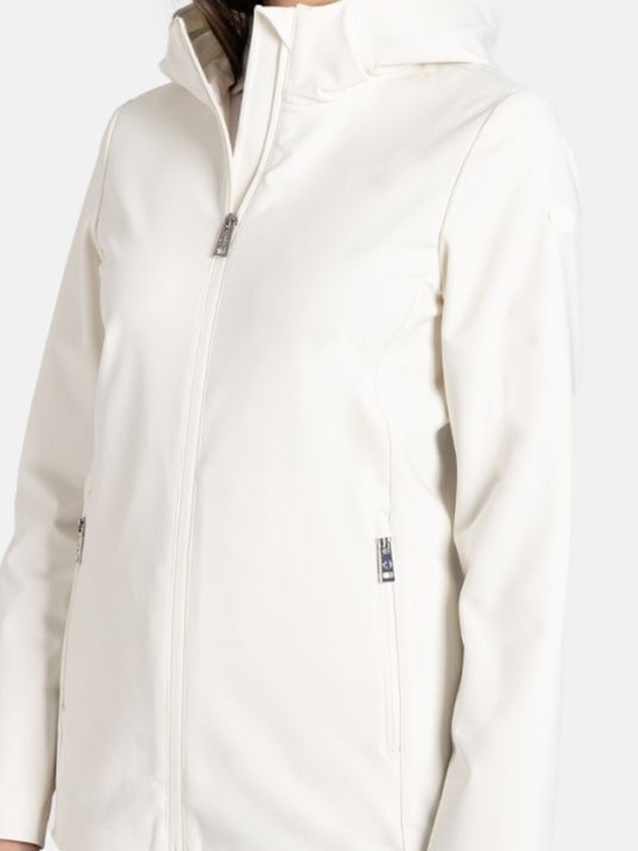 Suki Tech Minimalist White Jacket