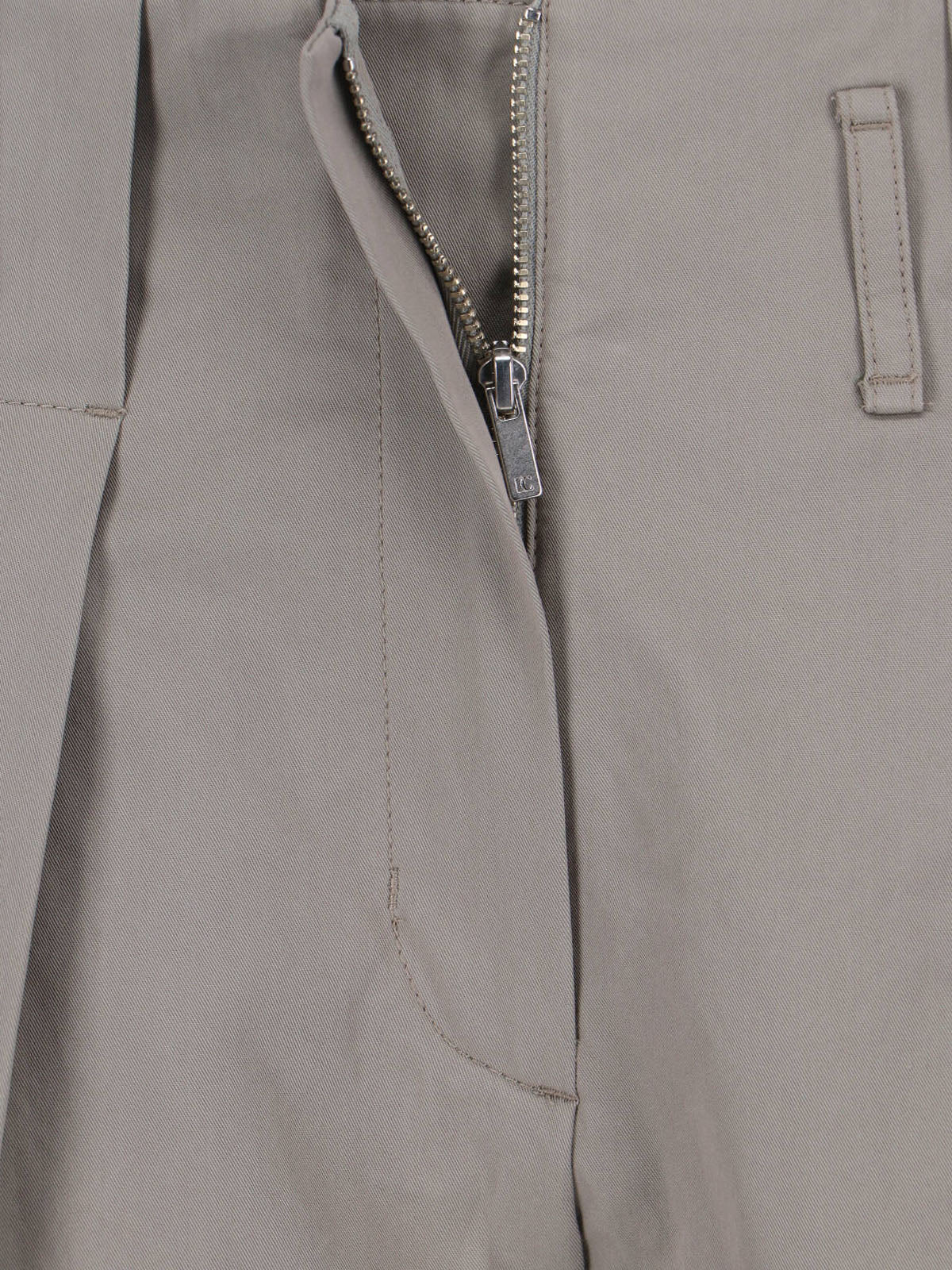 Dark Grey Mid-Rise Tailored Shorts