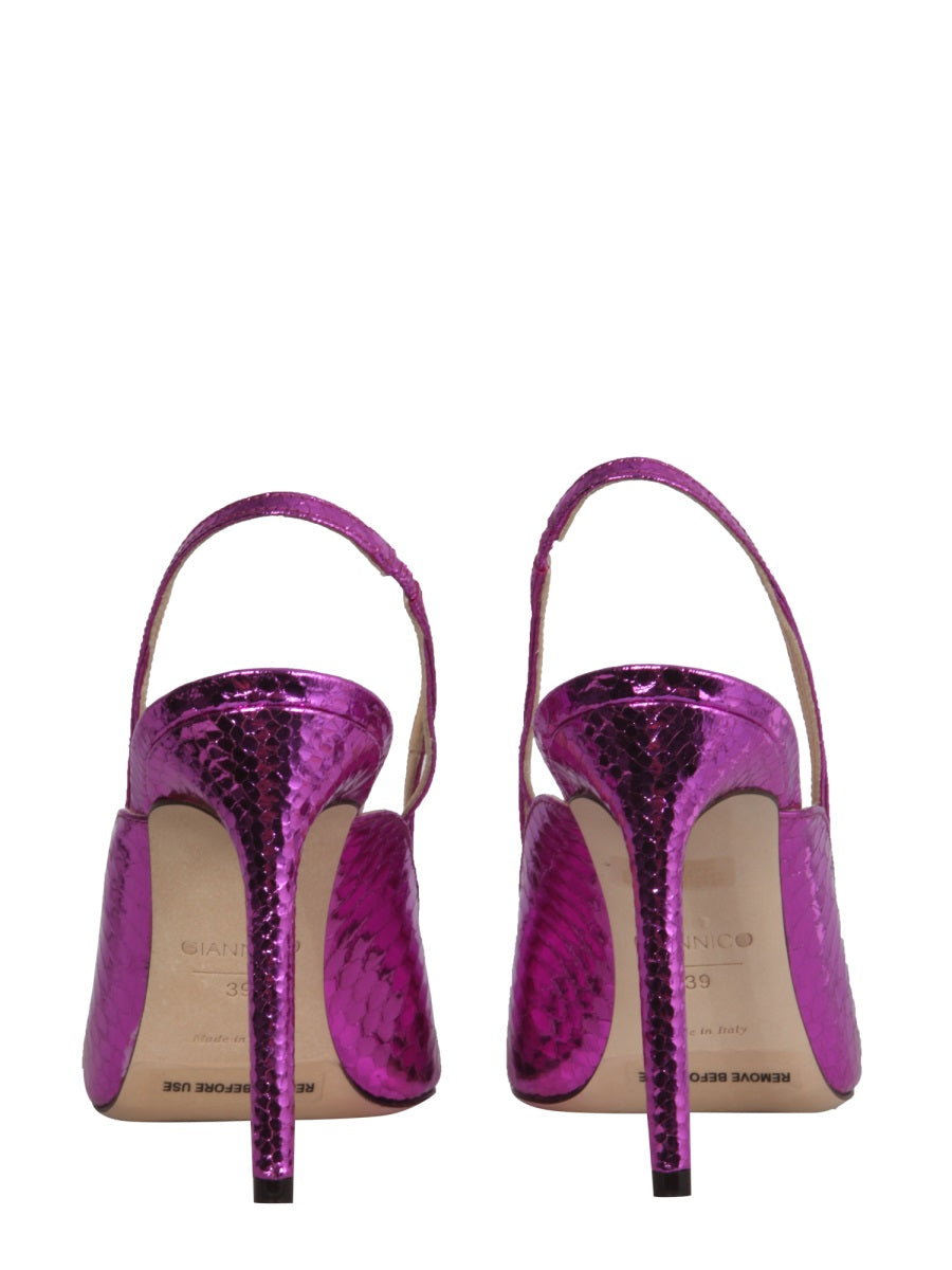 Leather High Heel Pumps