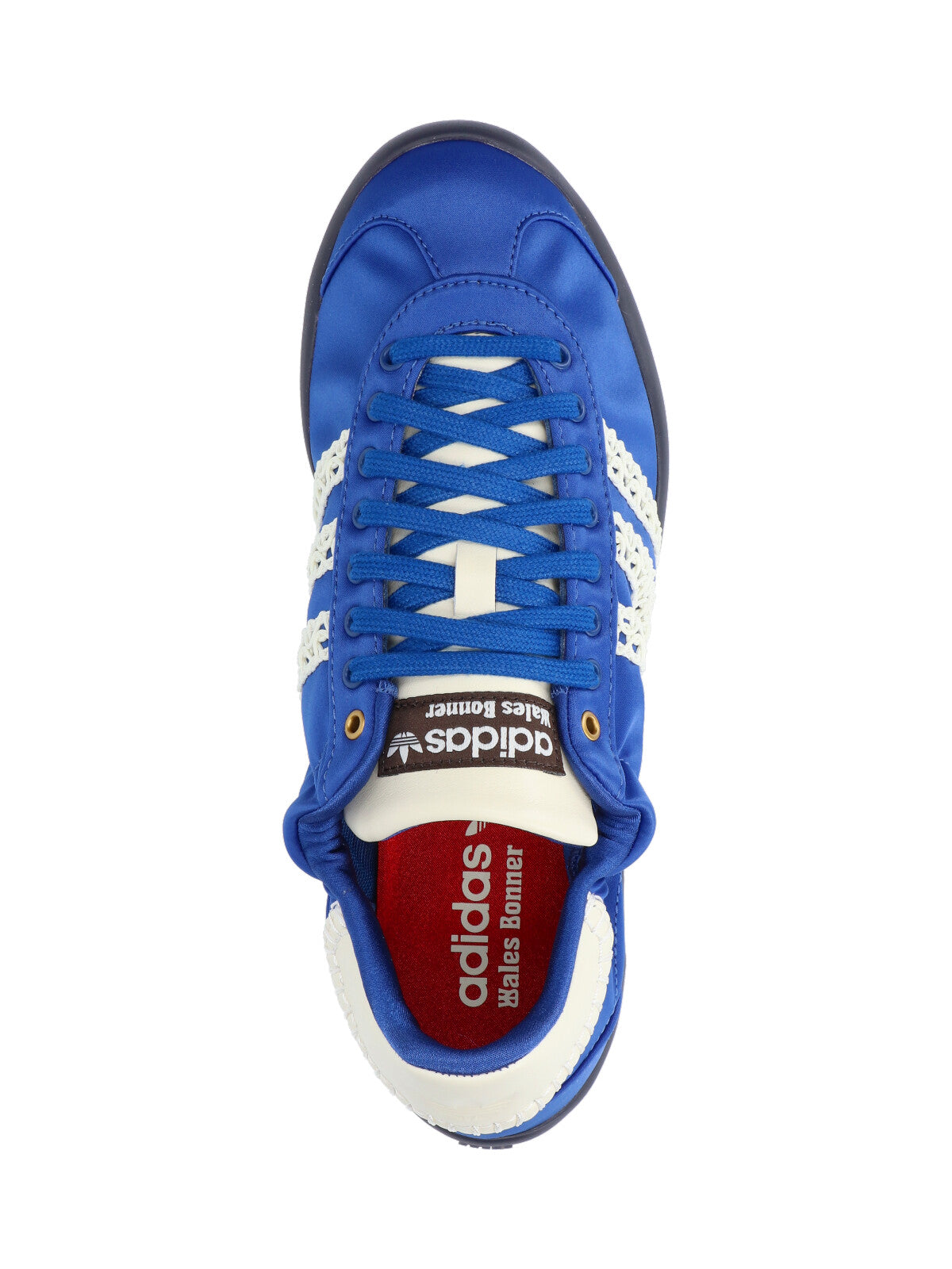 "Kalintha" Sneakers, In Blue Fabric, Round Toe
