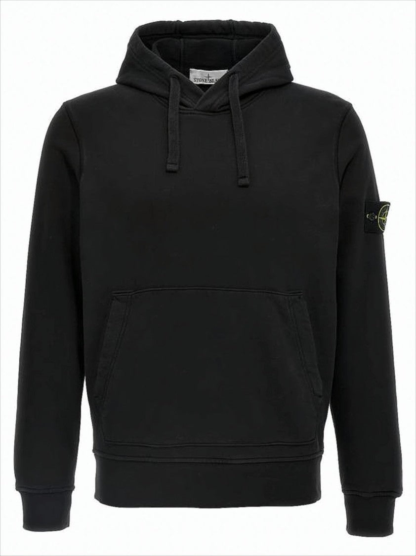 Black Hoodie with Drawstring Hood