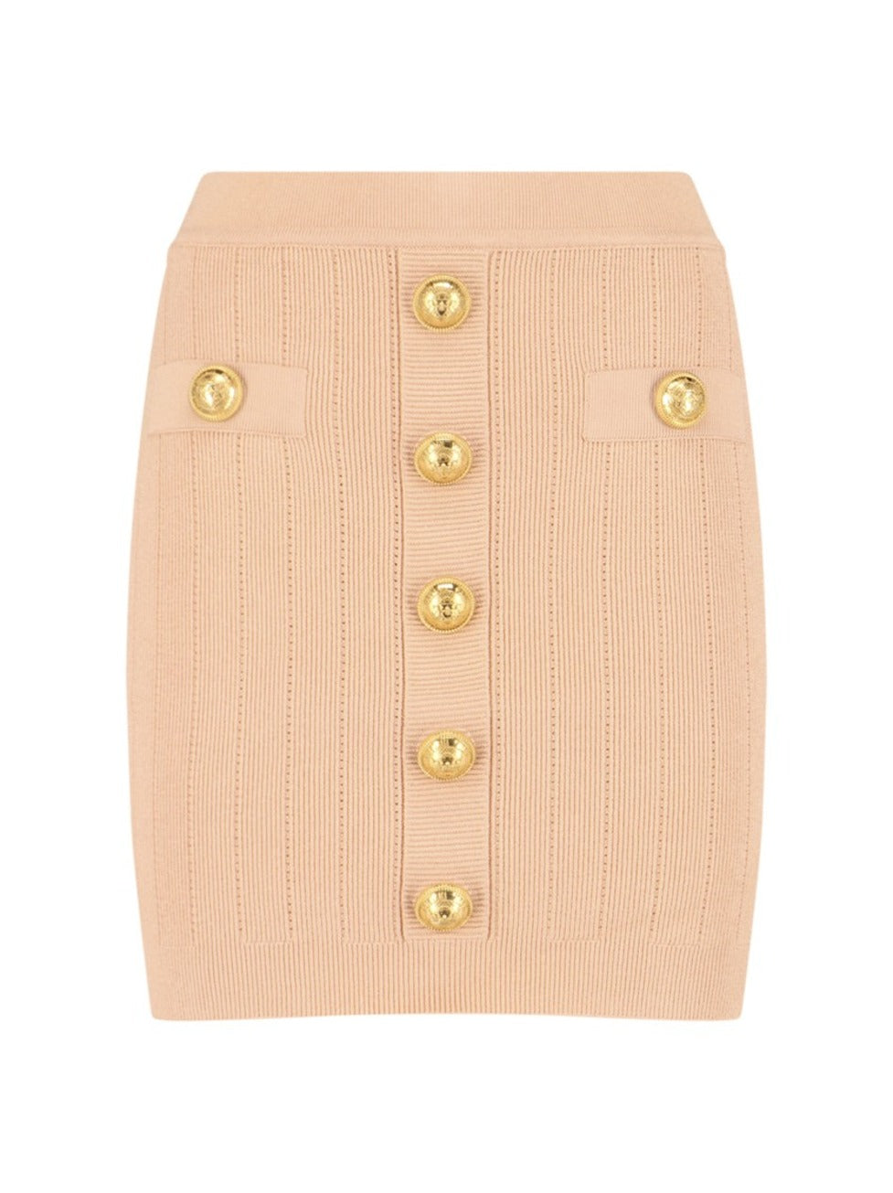 Knitted Mini Skirt Pink