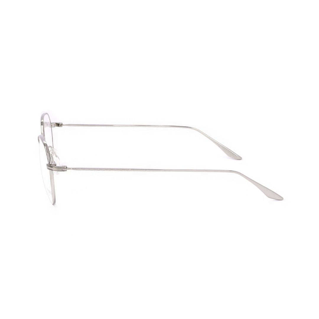 Bp5194 481yc Minimalist Thin Metal Frame Eyeglasses with Geometric Detail