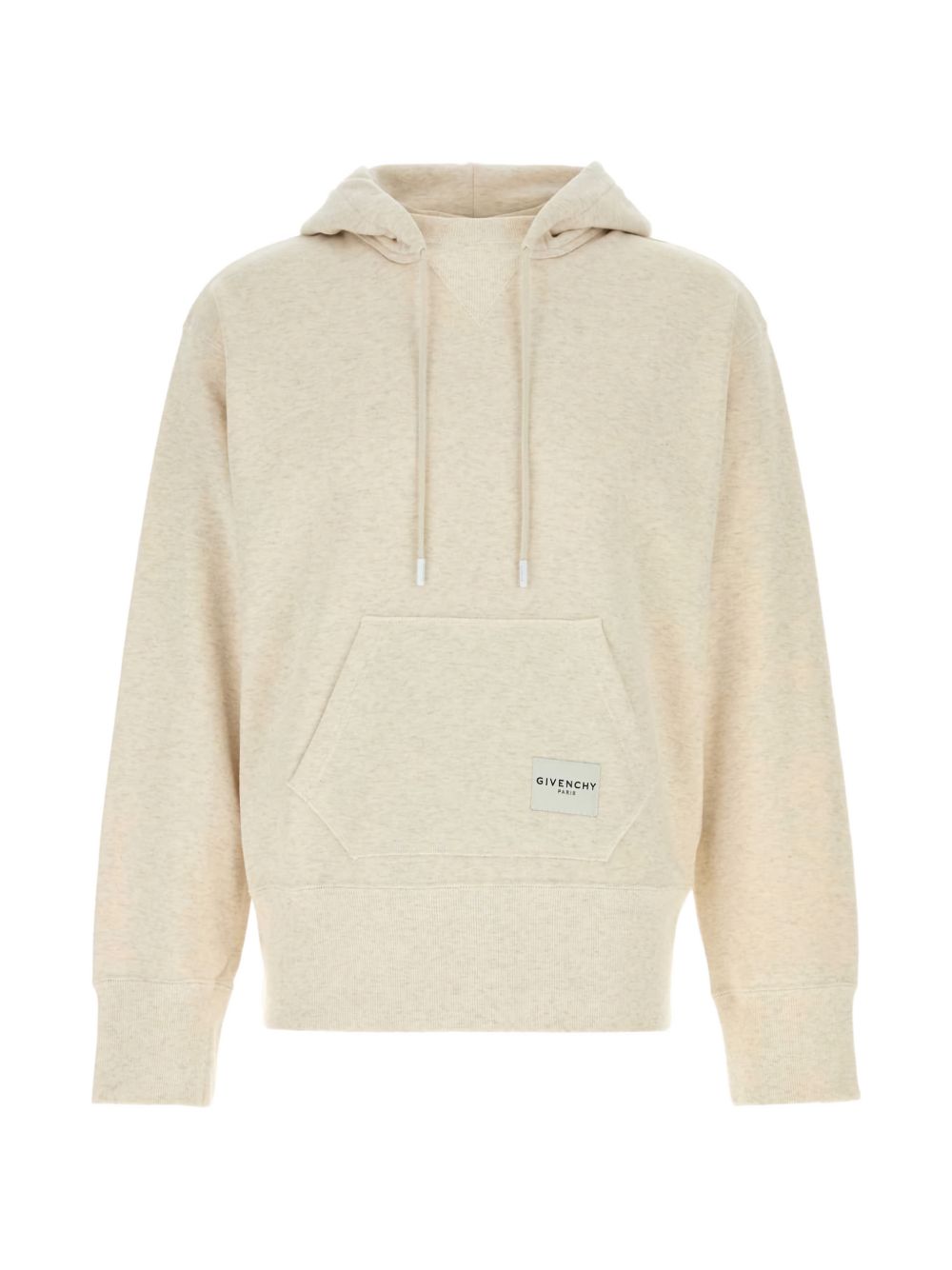 Hooded Light Sand Knit Hooded Sweatshirt