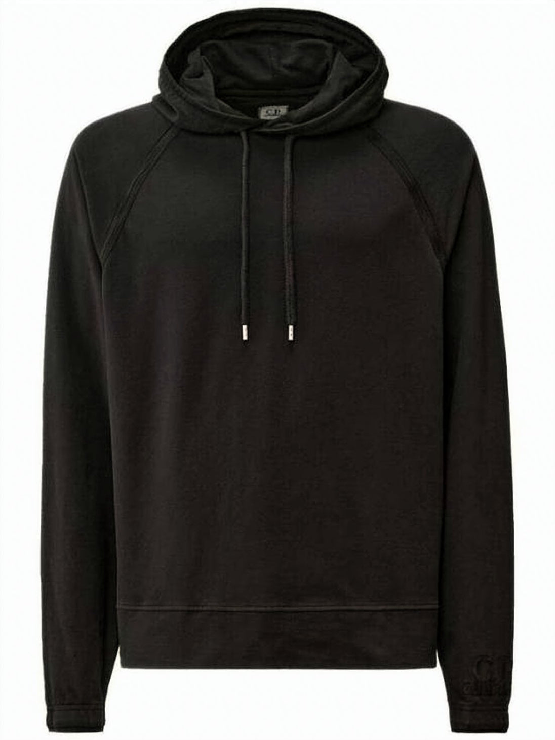 Relaxed Fit Black Hoodie with Kangaroo Pocket