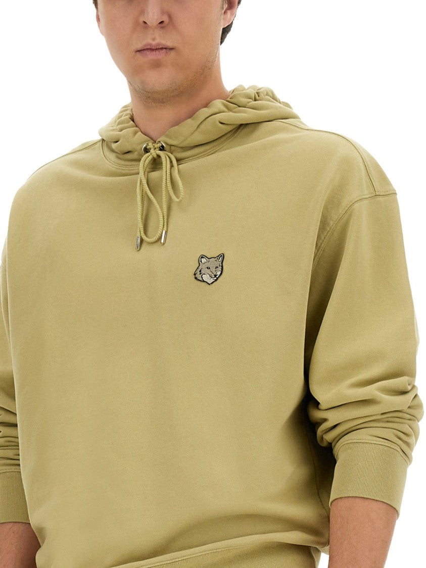 Relaxed Fit Hoodie With Embroidered Logo