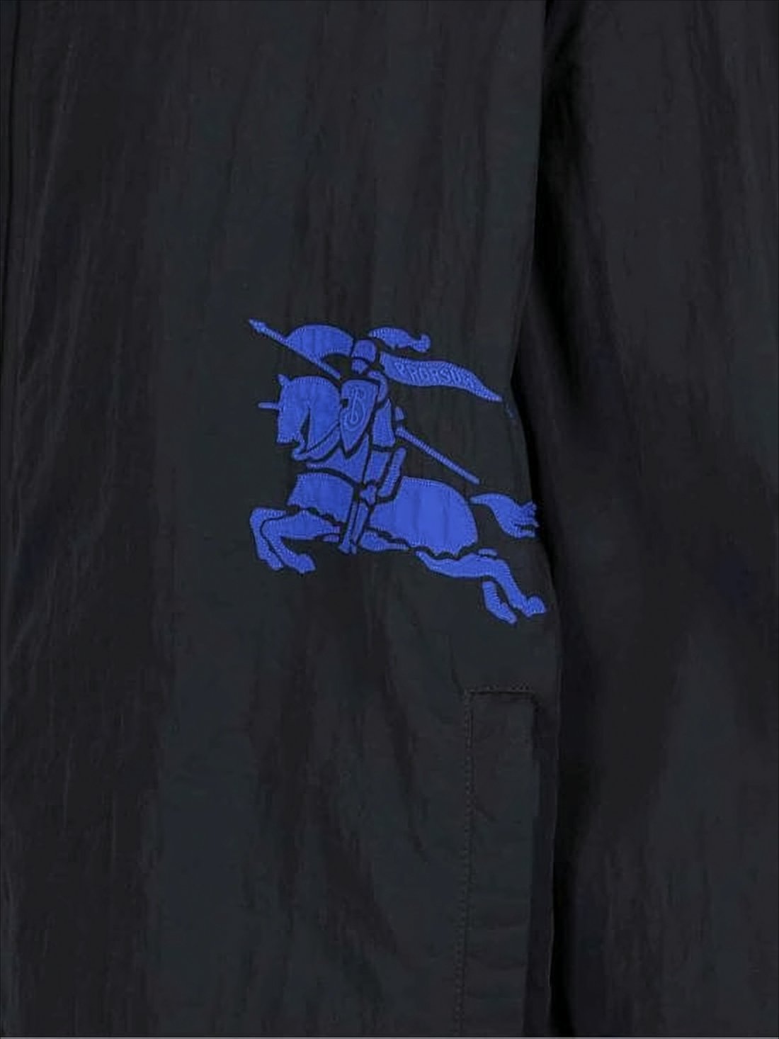 Lightweight Nylon Jacket with Attached Hood