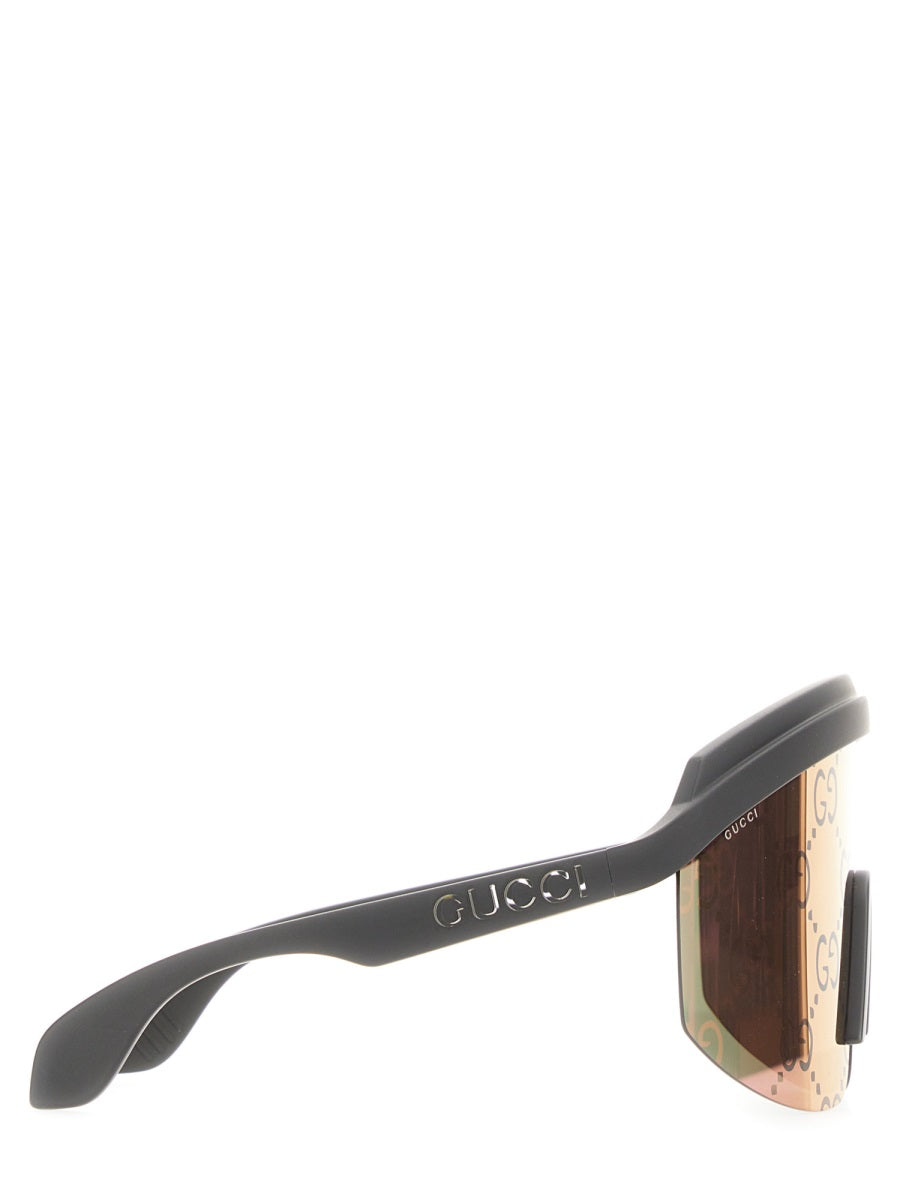 Rubberized Frame Sunglasses with Subtle Logo Detail