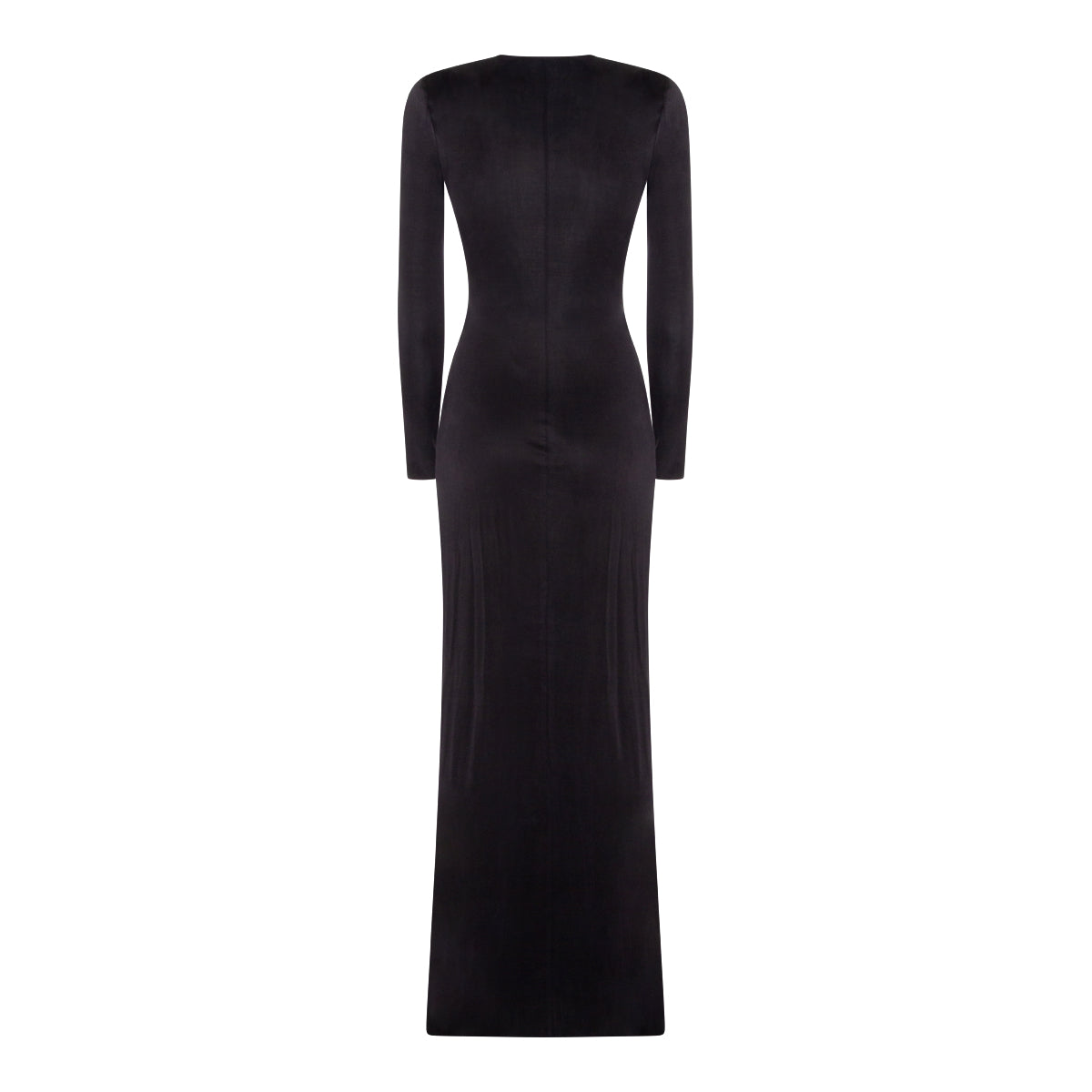 Cupro Dress with Draped Design