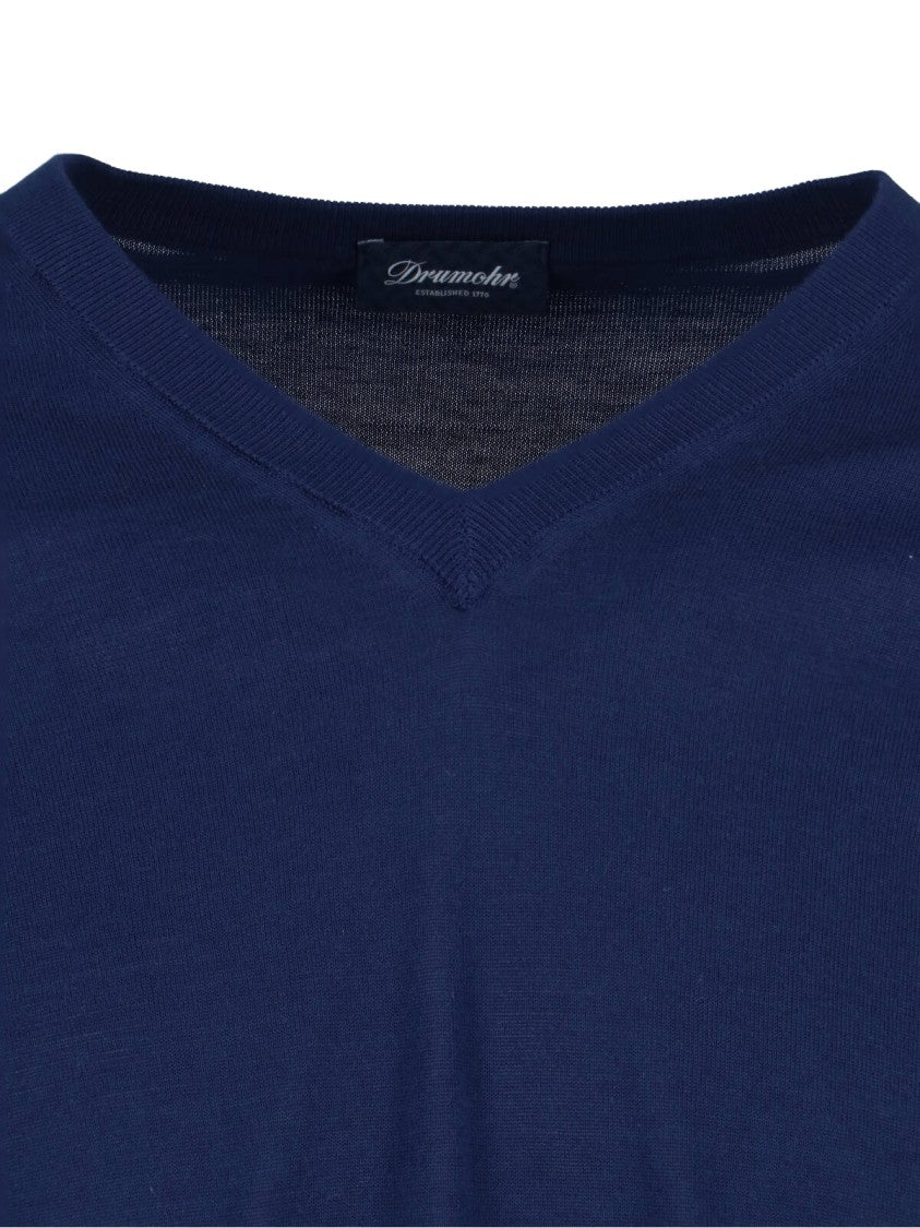 V-Neck Sweater – Navy