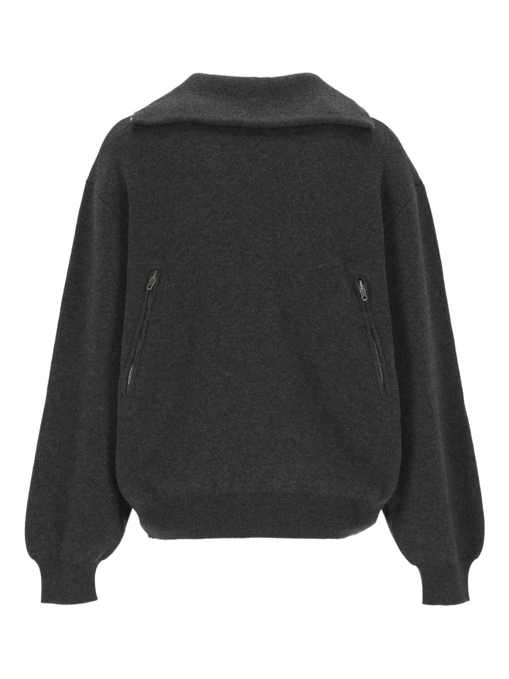 Back-To-Front High Neck Pullover
