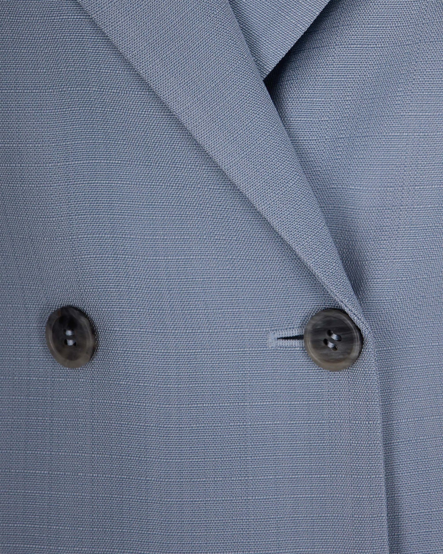 Light Blue Double-Breasted Blazer