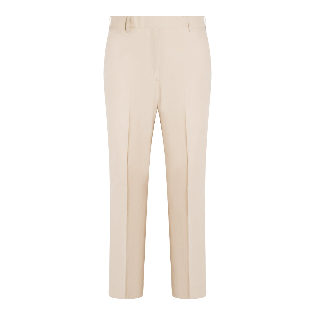 Beige Cotton Pants