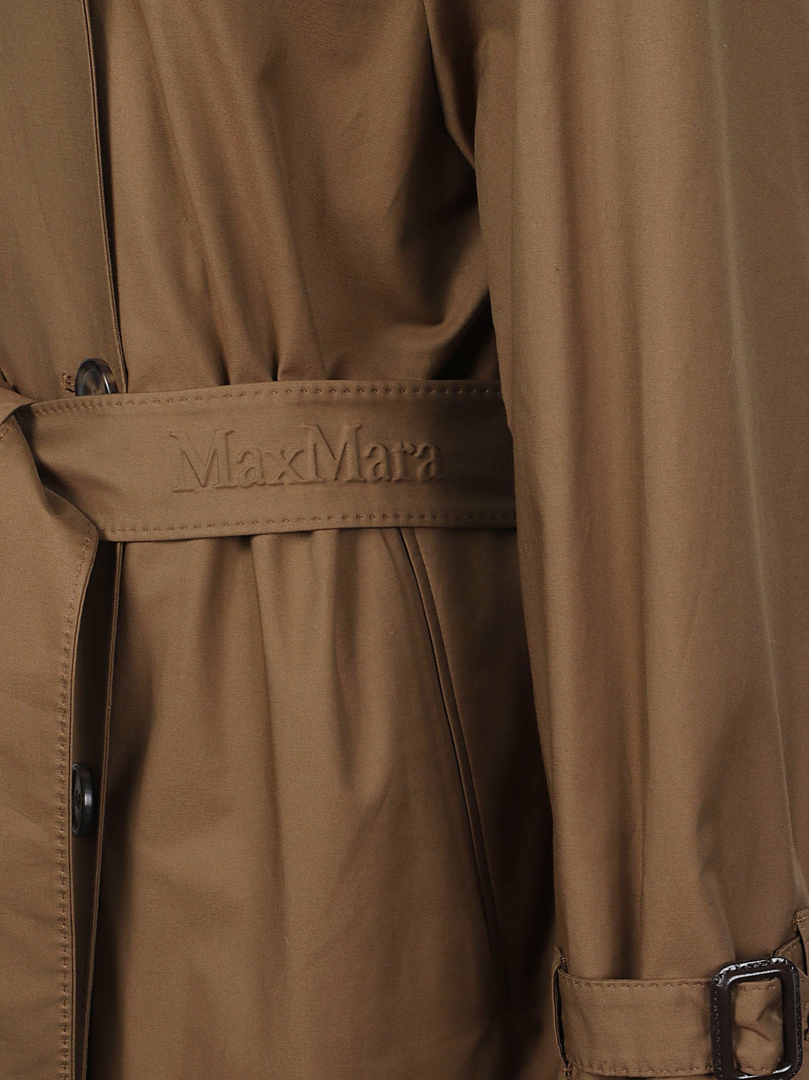 Mtcctrench Double-Breasted Brown Trench Coat