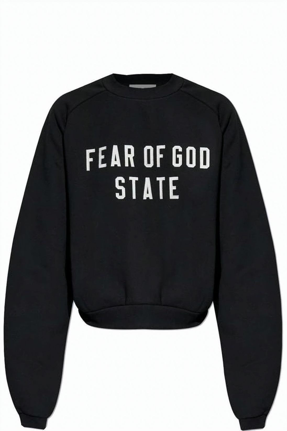 Cropped Fleece Sweatshirt