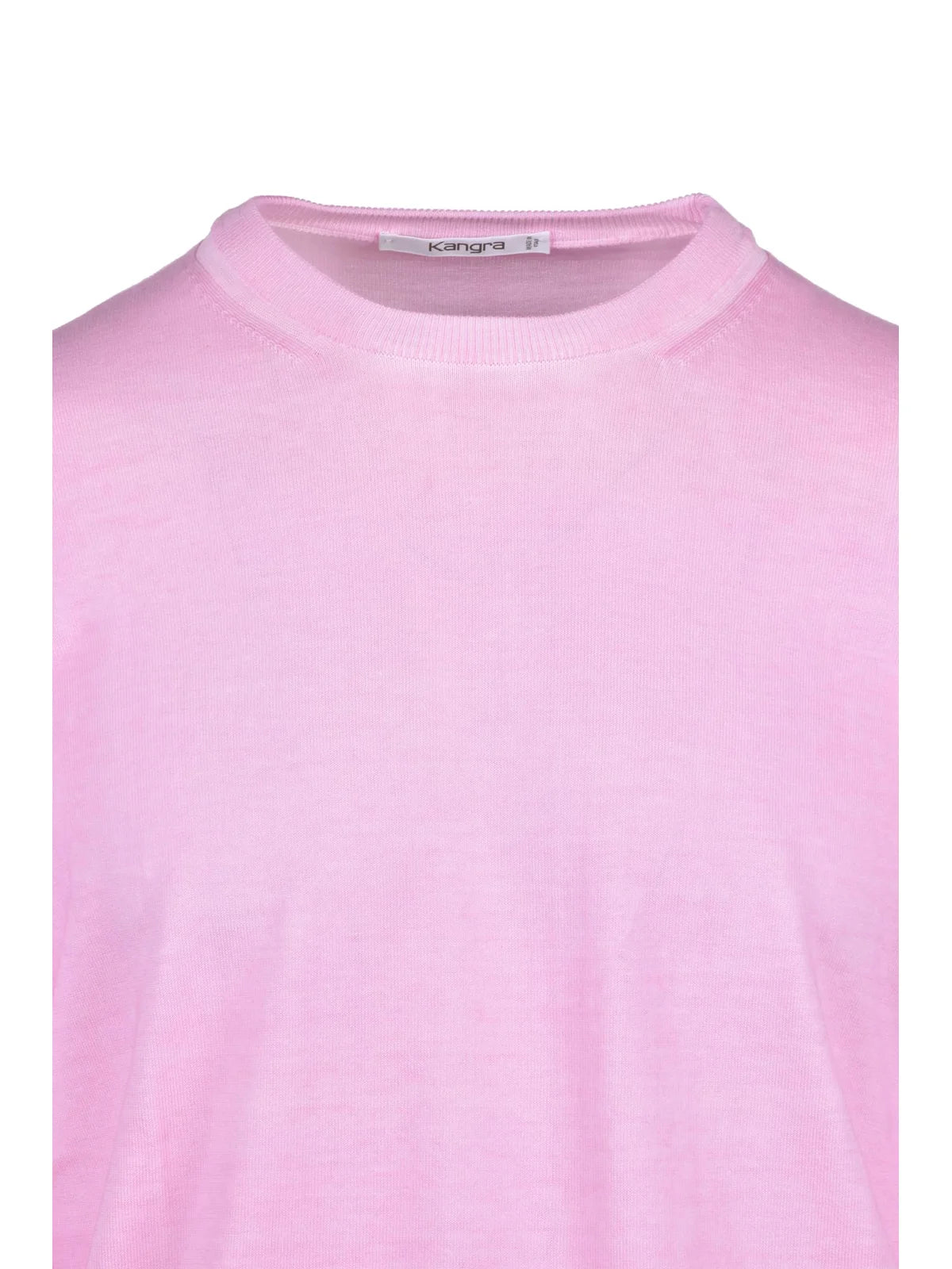 Pink Cotton Men Sweater