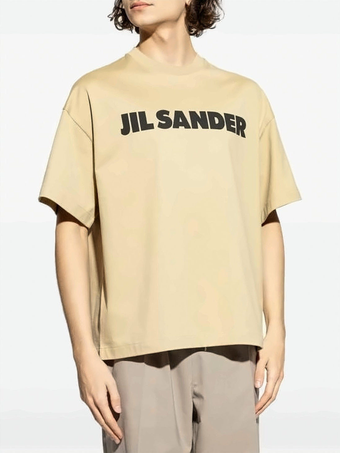 Boxy-Fit Crew Neck T-Shirt