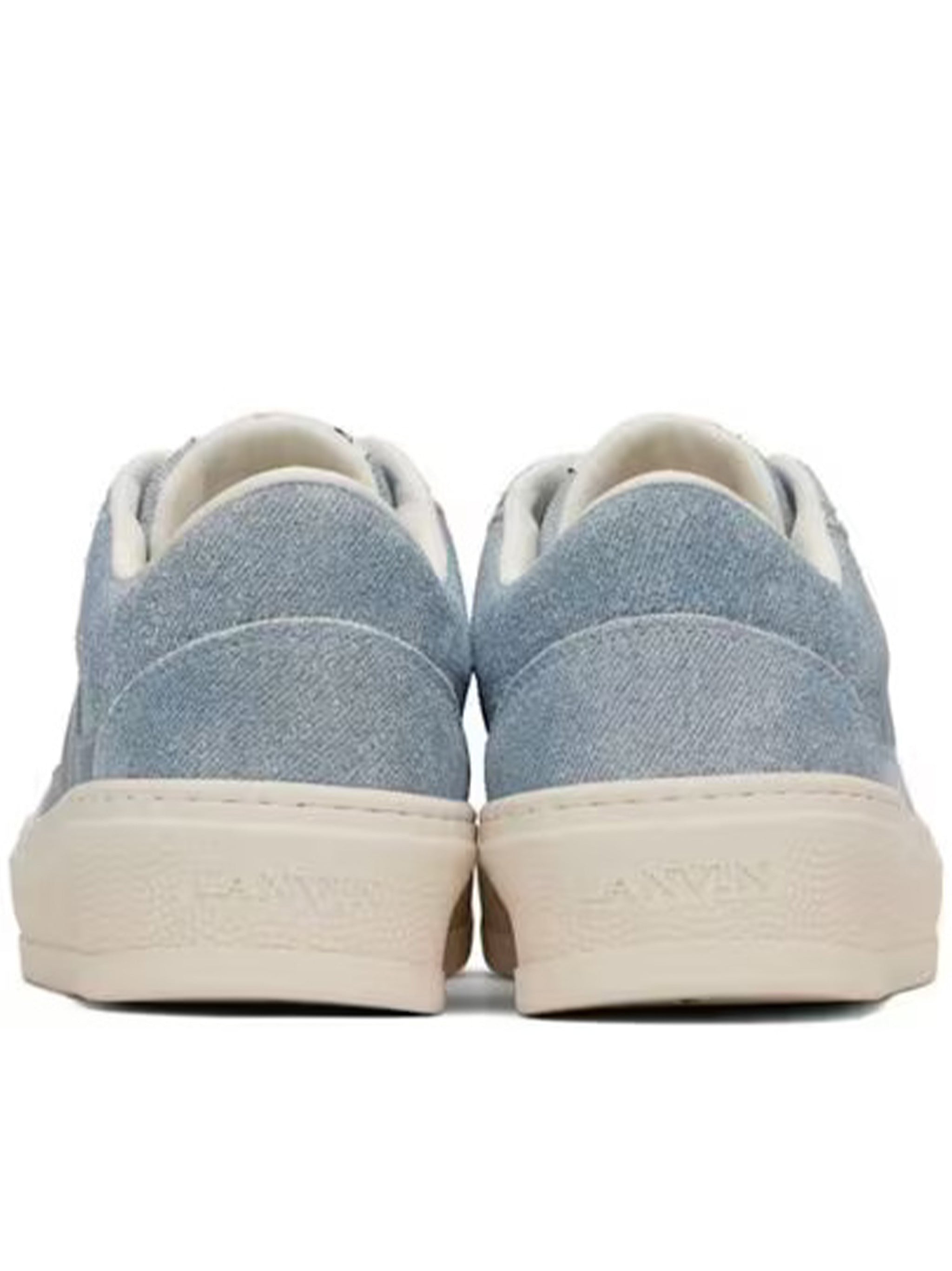 Blue Cash Sneakers Textured Suede Sneakers