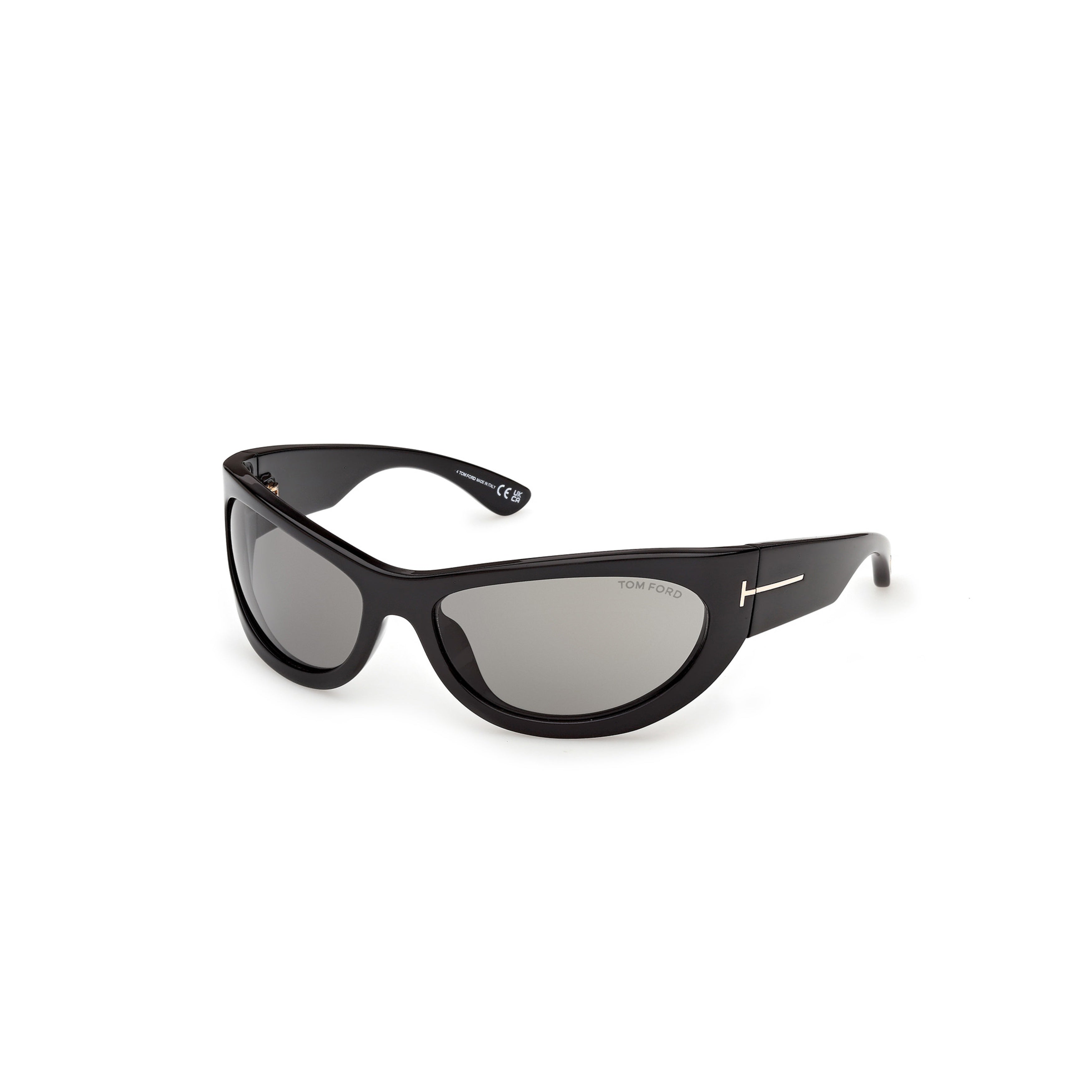 Ft1365 Bold Rounded Cat-Eye Sunglasses