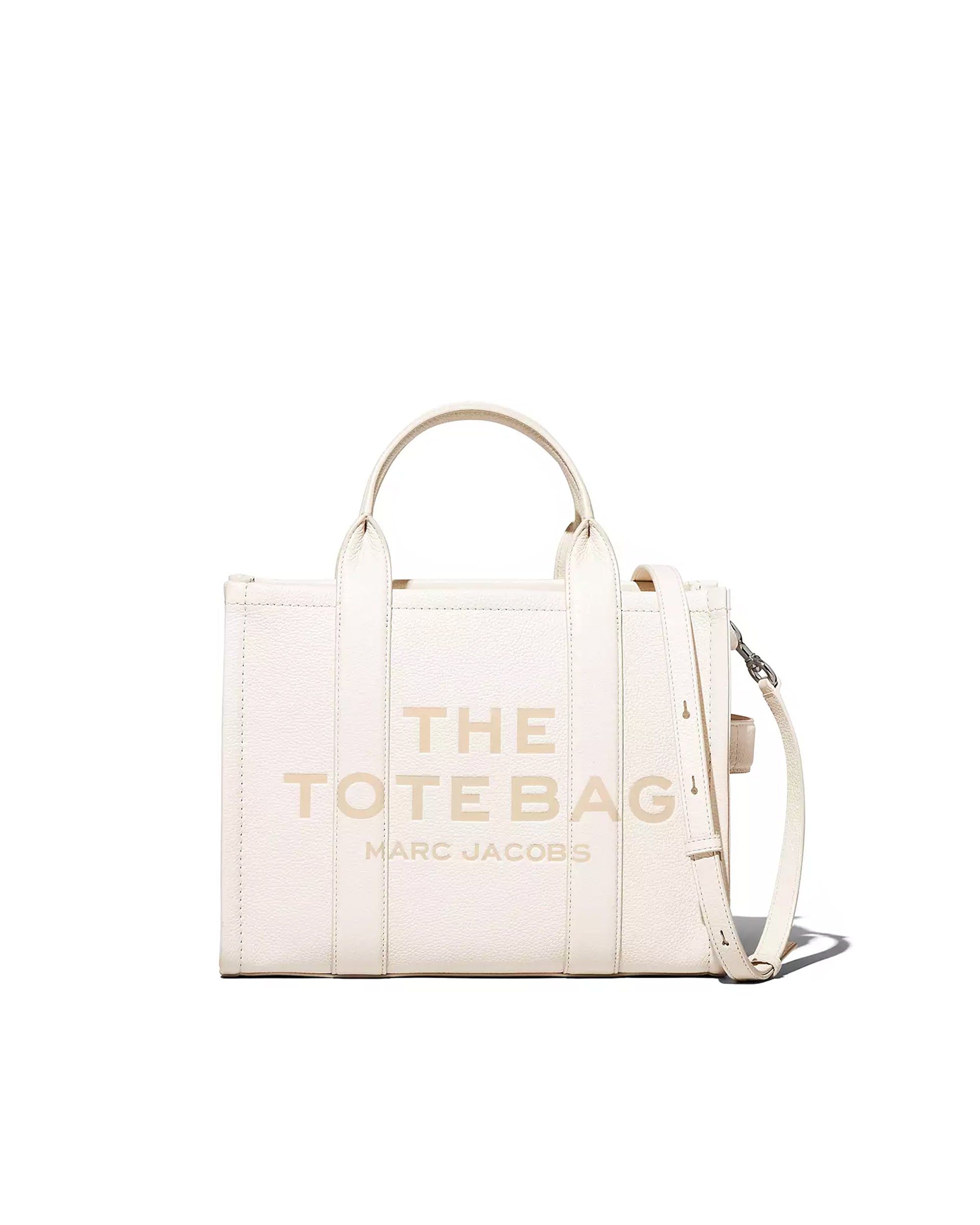 Silver Medium Tote Bag