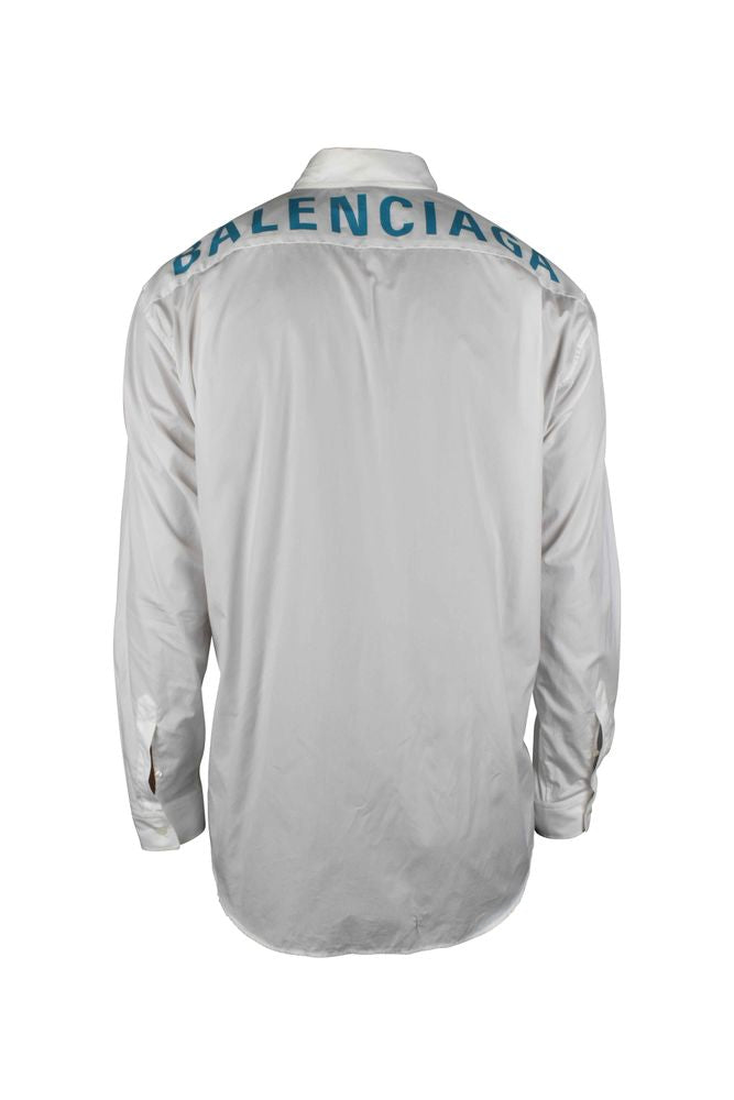 White Cotton Oversized Shirt