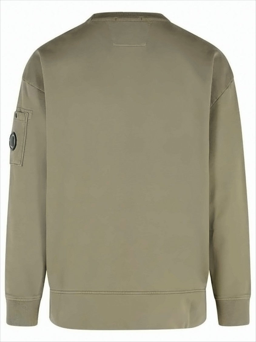 Relaxed Fit Long-Sleeve Cotton T-Shirt With Minimalist Pocket Detail