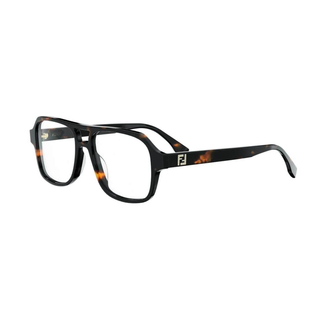 Fe50131i Bold Square Tortoiseshell Sunglasses