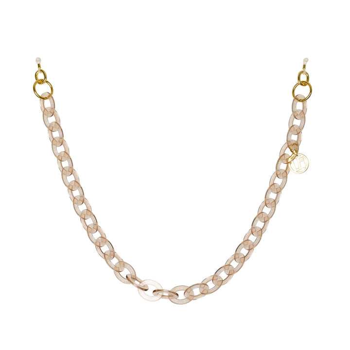 Ash Oval Link Acetate Chain