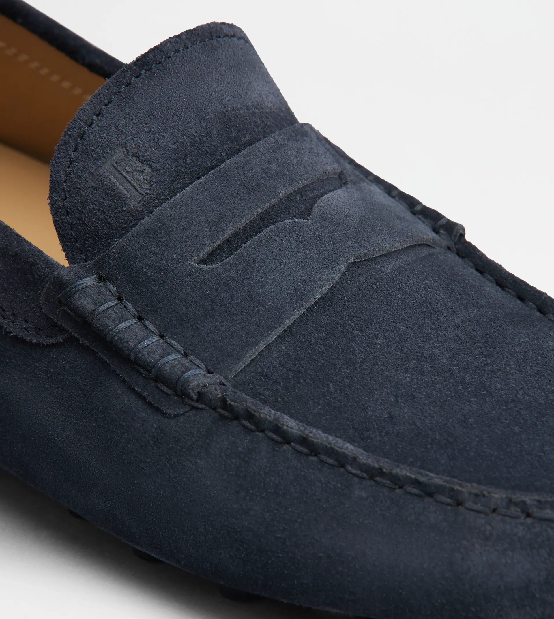 Black Mocassino Gommino Macro 52K Shoes