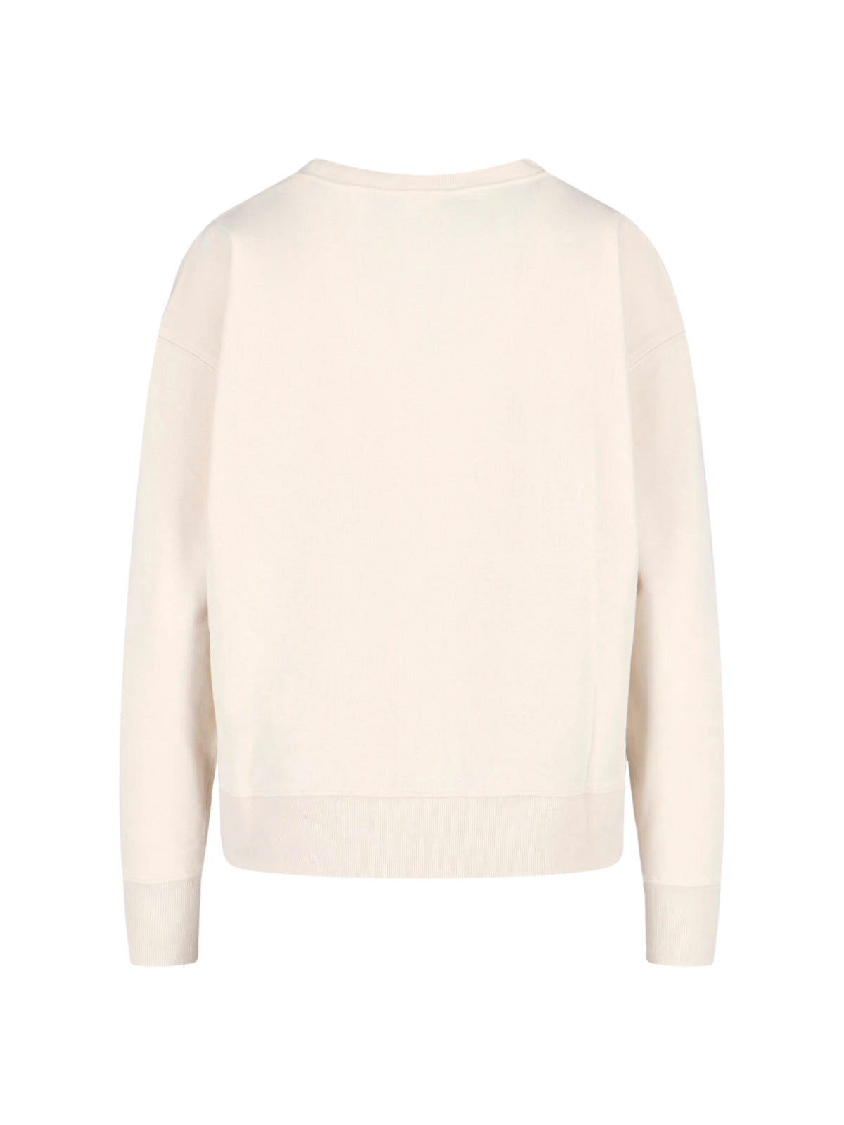 Crewneck Sweatshirt with Contrasting Embroidered Logo