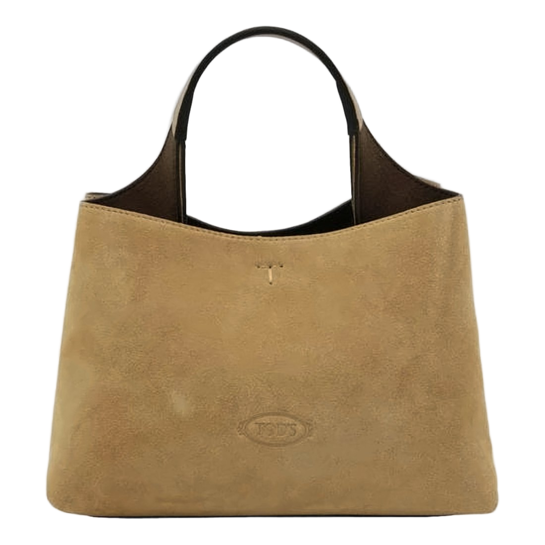 Compact Calf Leather Tote Bag