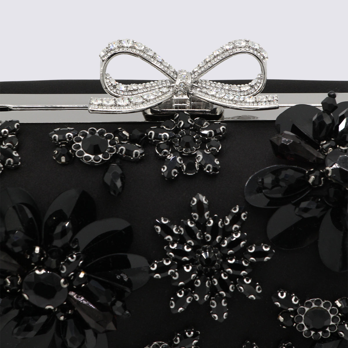 Black Embellished Clutch