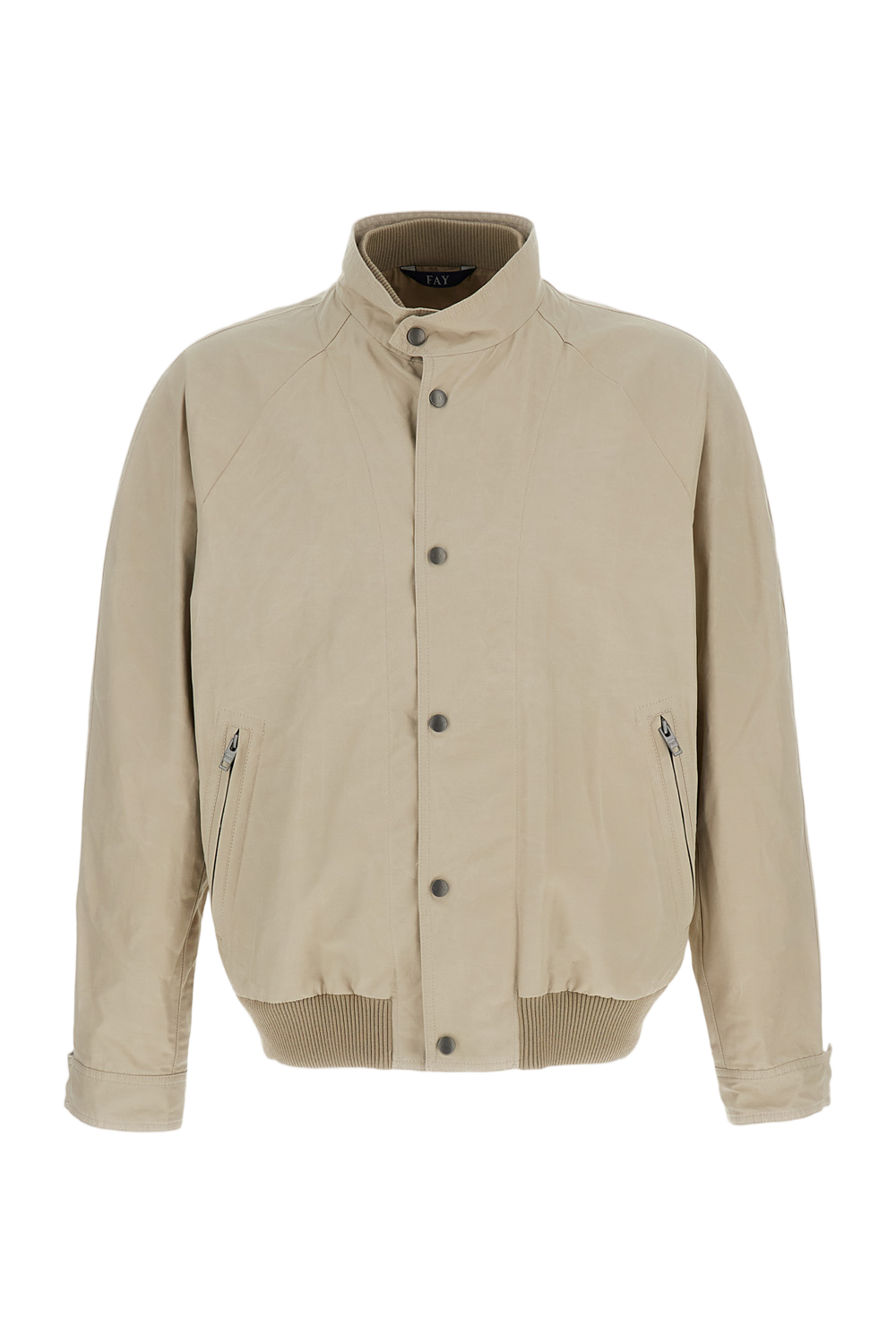 Structured Beige Jacket with Clean Minimalist Design