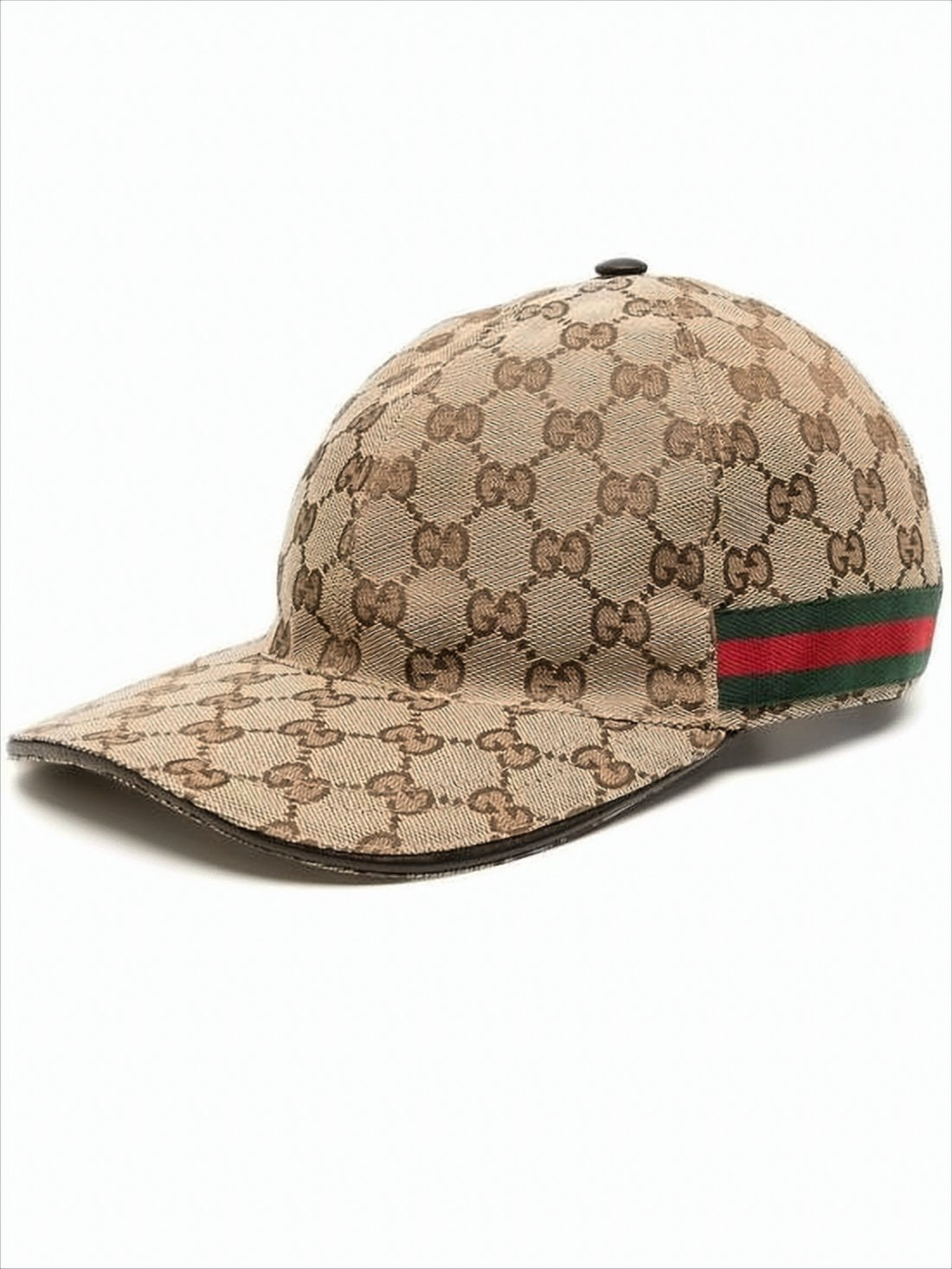 Structured Beige Baseball Cap
