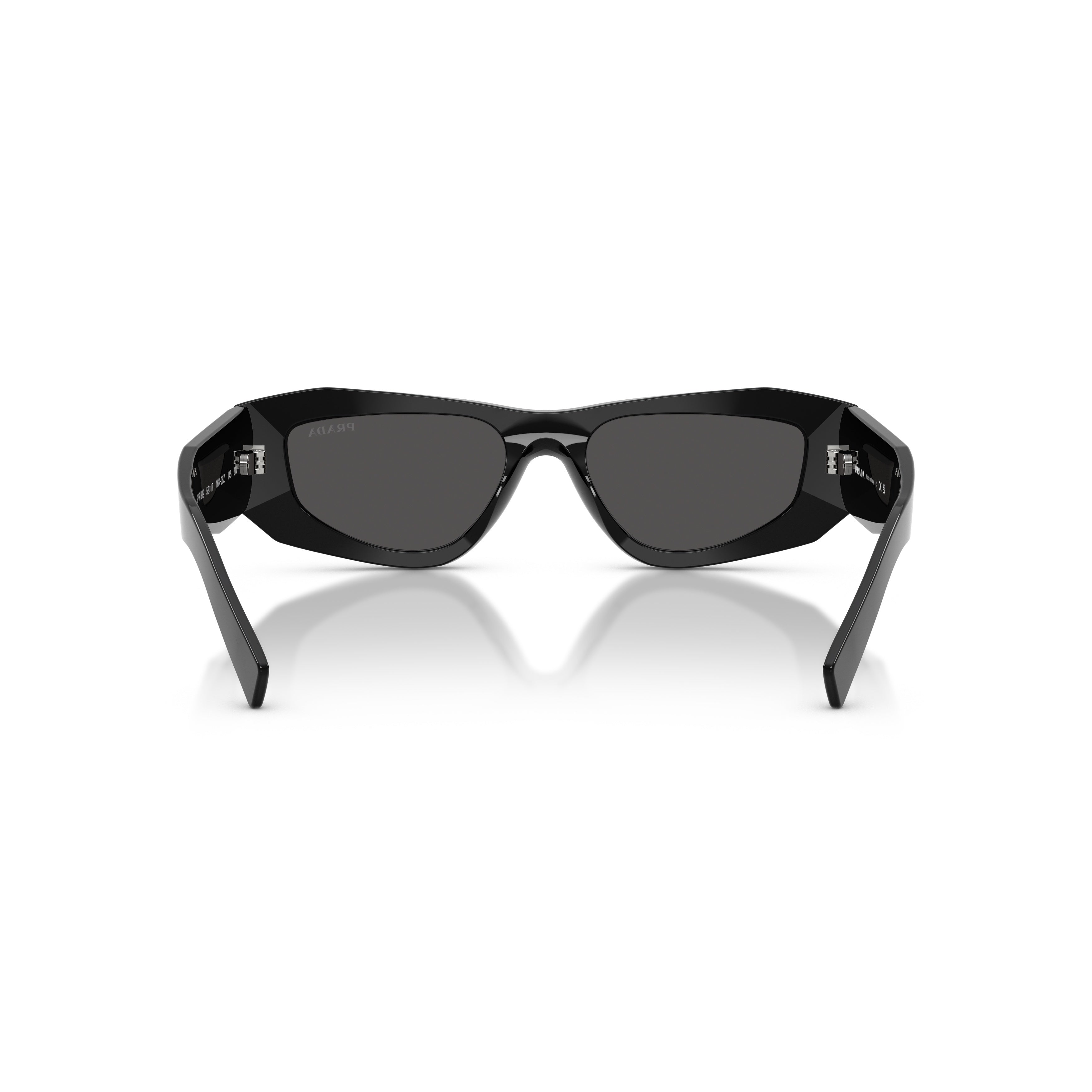 0pr B19s Angular Black Frame Sunglasses