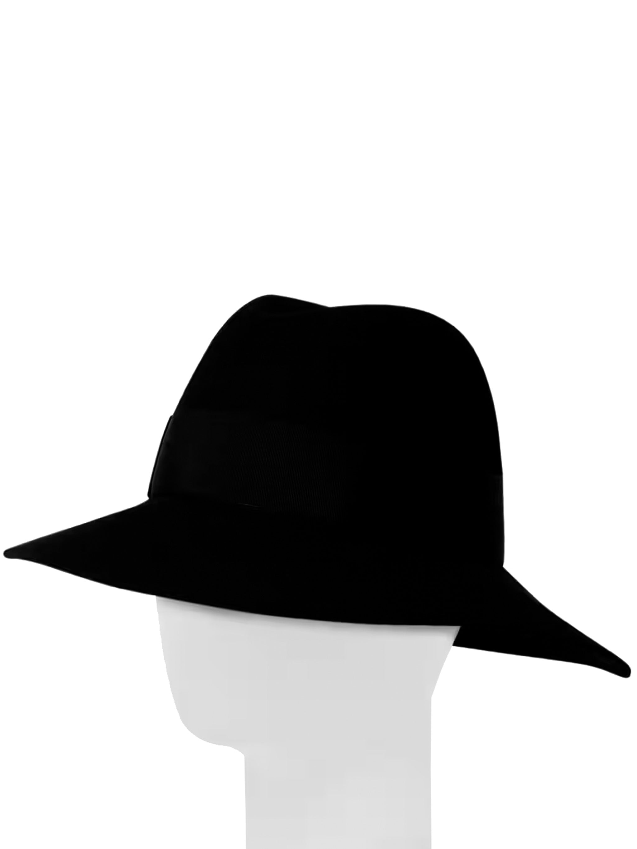 Claudette Wide-Brimmed Grosgrain Ribbon Hat